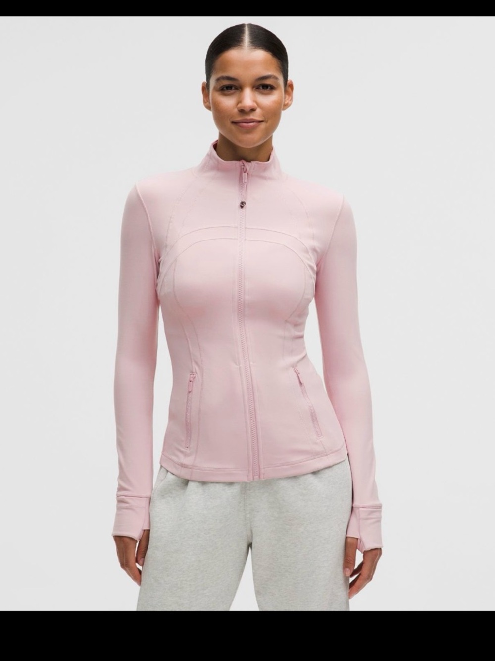 NWT Lululemon Size 8 Define Jacket Nulu in Porcelain Pink